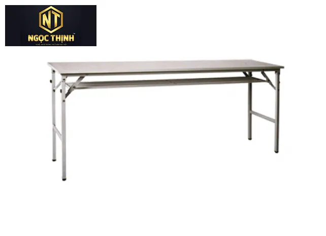 Bàn gấp khung thép mặt chữ nhật Hòa Phát BG05-512